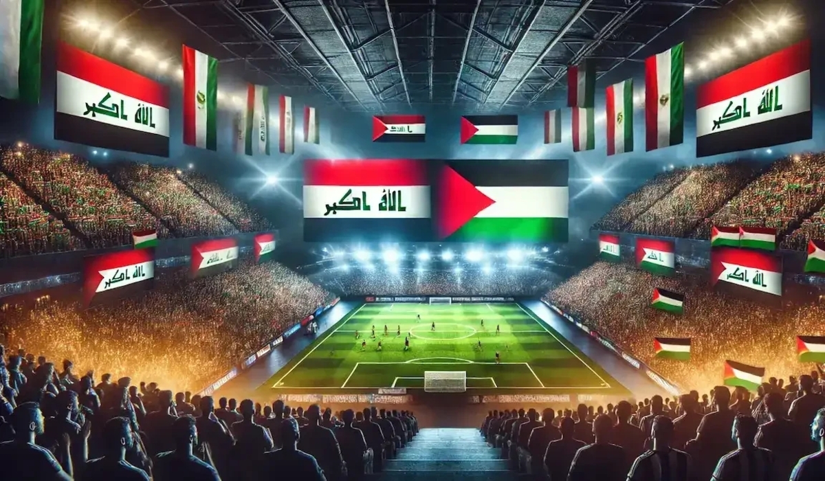 موعد مباراة العراق وفلسطين